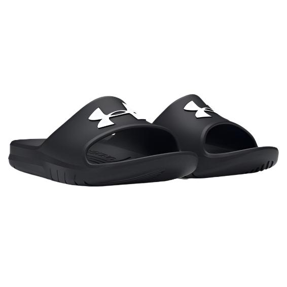 Under Armour Unisex UA Core PTH Slides - Black / White