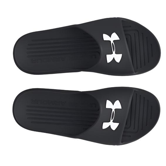 Under Armour Unisex UA Core PTH Slides - Black / White