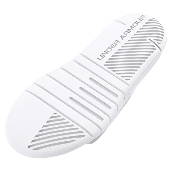 Under Armour Unisex UA Core PTH Slides - White / Black