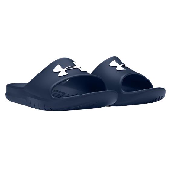 Under Armour Unisex UA Core PTH Slides - Academy / White