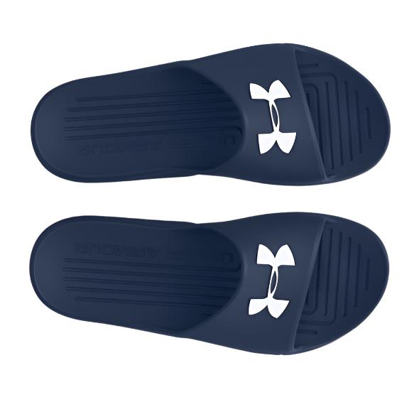 Under Armour Unisex UA Core PTH Slides - Academy / White