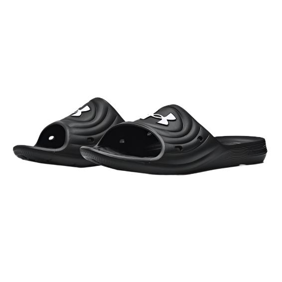 Under Armour Men's UA Locker IV Slides - Black / White