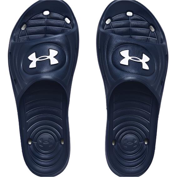 Under Armour Men's UA Locker IV Slides - Academy / White