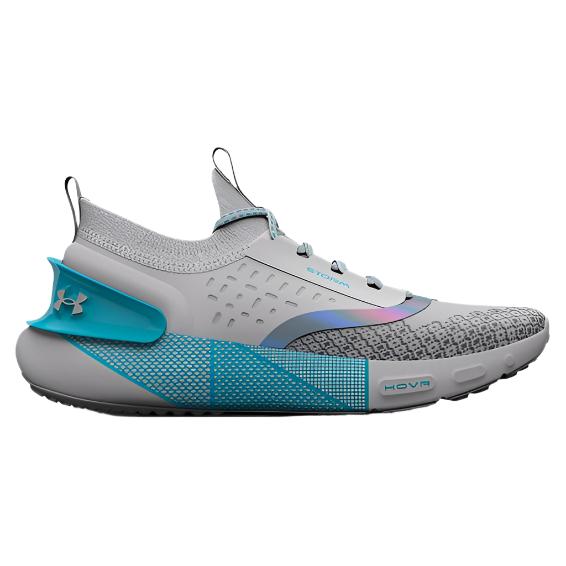 Under Armour Unisex UA HOVR Phantom 3 Storm Running Shoes - Mod Gray / Blue Surf