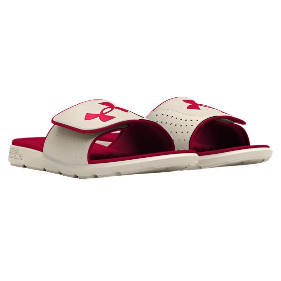 Under Armour Men's UA Ignite Pro Slides - Summit White / Inferno Red