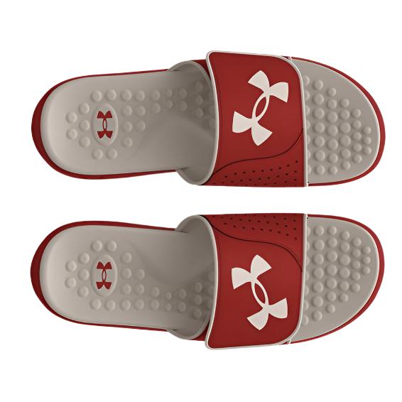 Under Armour Men's UA Ignite Pro Slides - Earthen Orange / Gray Matter