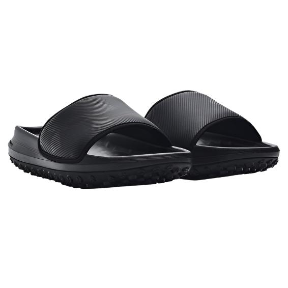 Under Armour Unisex UA Summit Fat Tire Sway Slides - Black