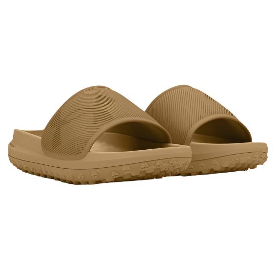 Under Armour Unisex UA Summit Fat Tire Sway Slides - Camel / Coyote