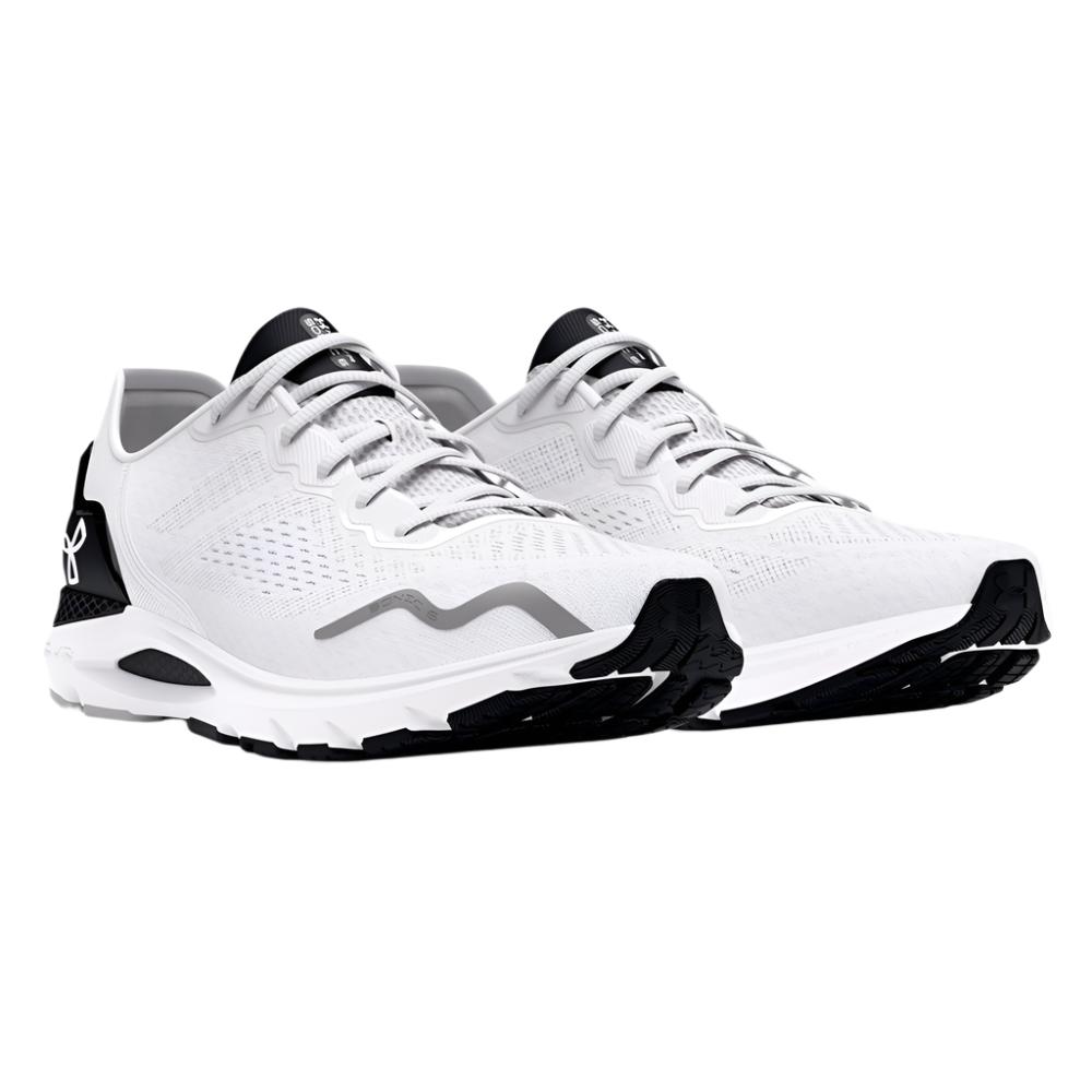 Under Armour Men's UA HOVR Sonic 6 Running Shoes - White / Black