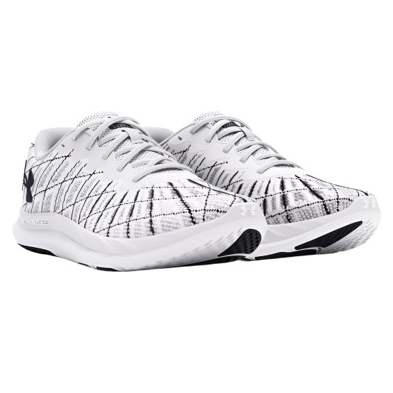 Under Armour Men's UA Charged Breeze 2 Running Shoes - White / Black