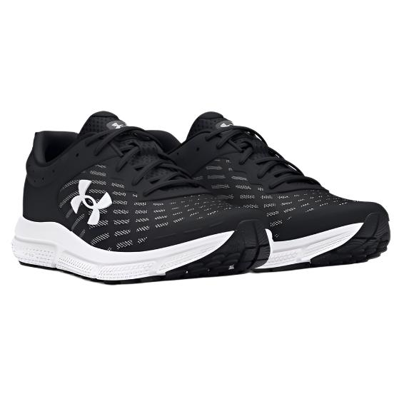 Under Armour Men's UA Charged Assert 10 Running Shoes - Black / White