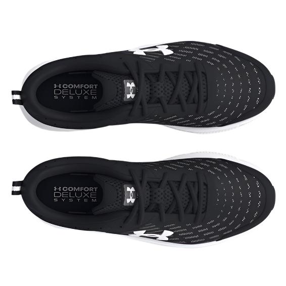 Under Armour Men's UA Charged Assert 10 Running Shoes - Black / White