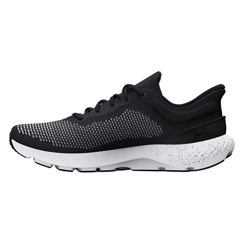 Under Armour Men's UA Charged Escape 4 Knit Running Shoes - Black / White