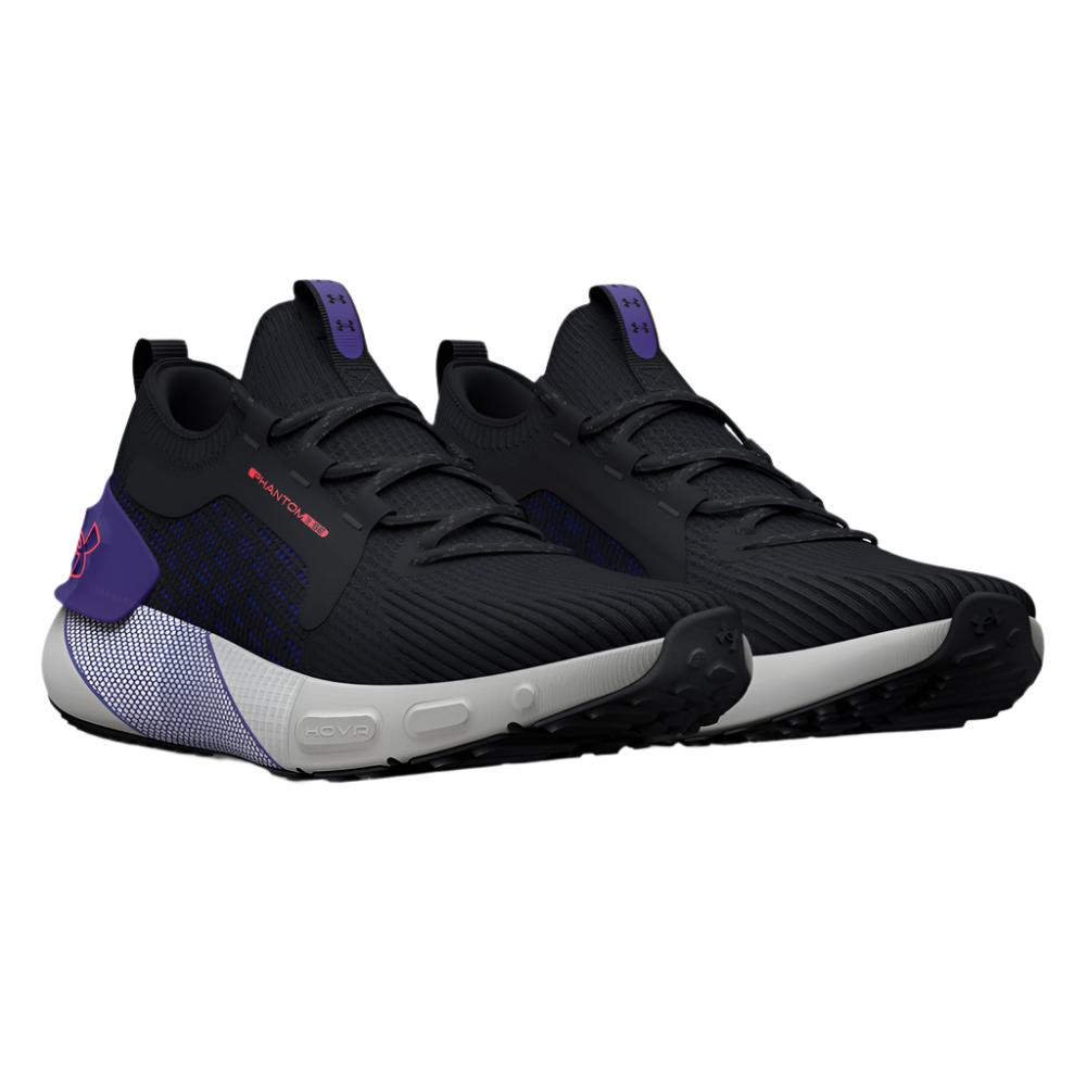 Under Armour Men's UA HOVR Phantom 3 SE Running Shoes - Black / Electric Purple