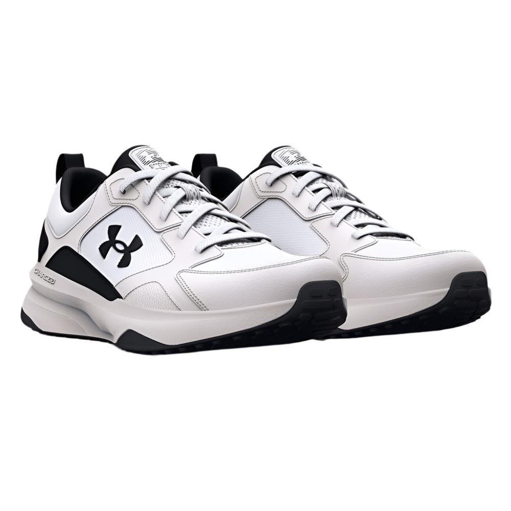 Under Armour Men's UA Charged Edge Training Shoes - White / Black