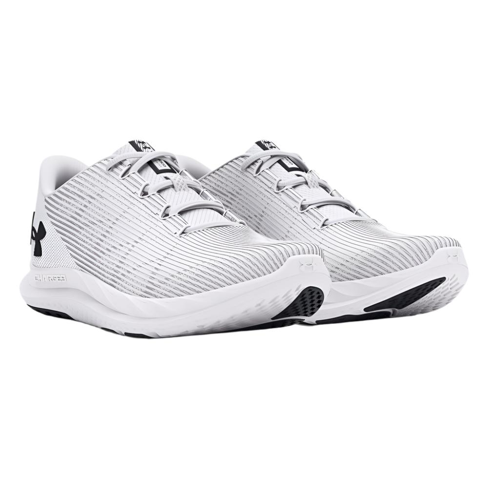 Under Armour Men's UA Speed Swift Running Shoes - White / Mod Gray