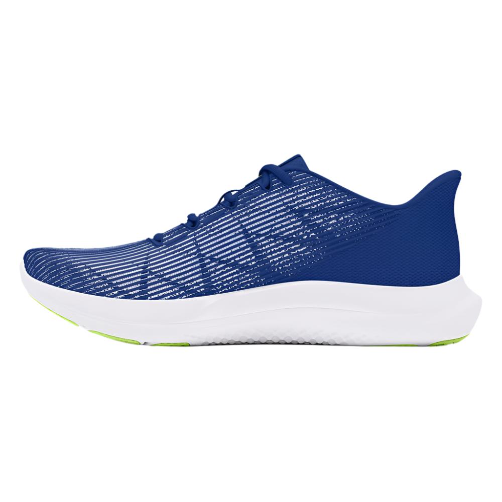 Under Armour Men's UA Speed Swift Running Shoes - Tech Blue / Morph Green