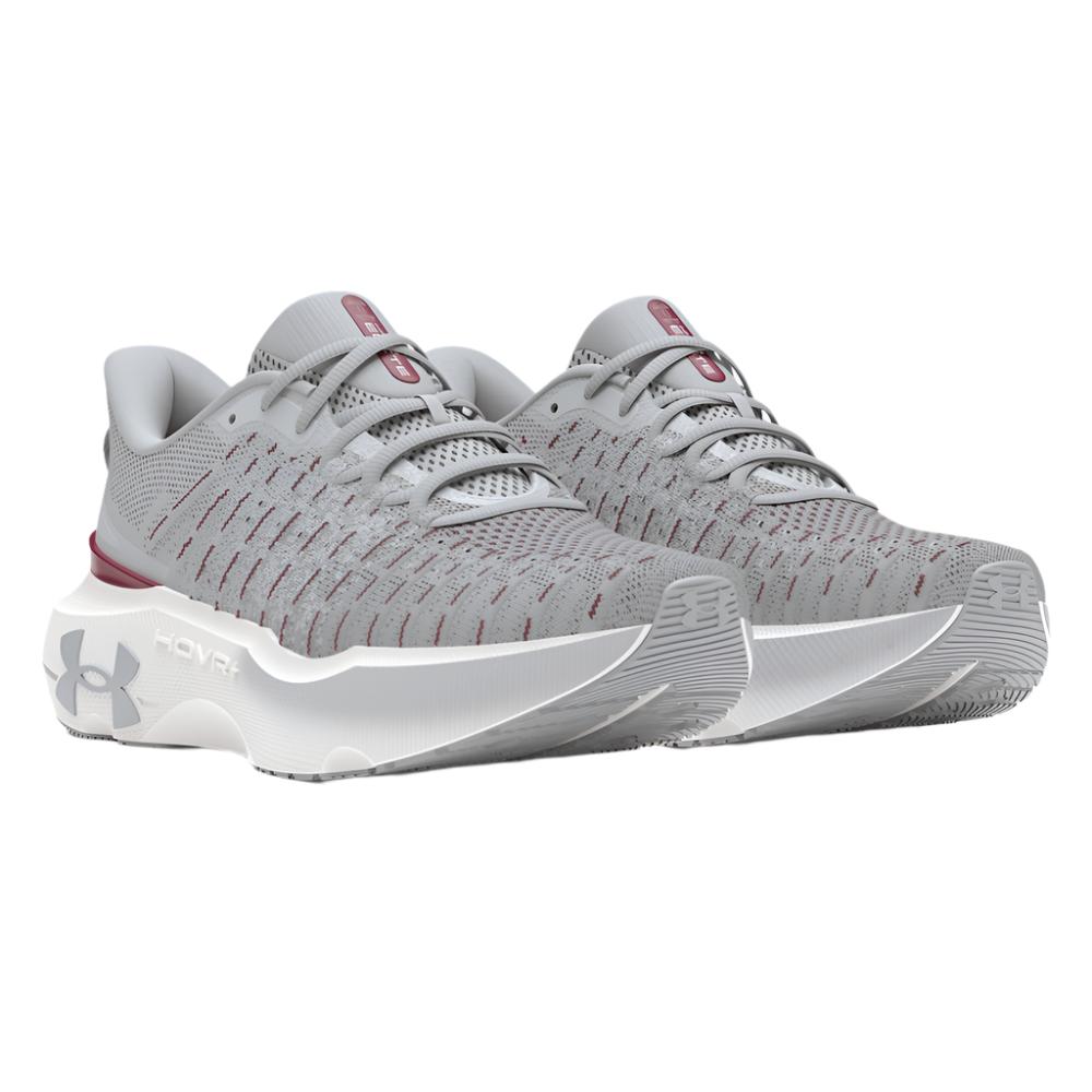 Under Armour Men's UA Infinite Elite Running Shoes - Mod Gray / Cardinal