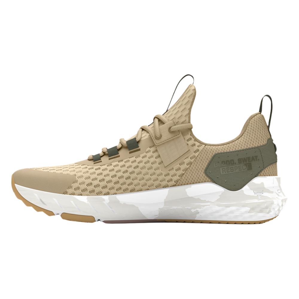 Under Armour Men's Project Rock BSR 4 UFC Training Shoes - Desert Sand / Summit White