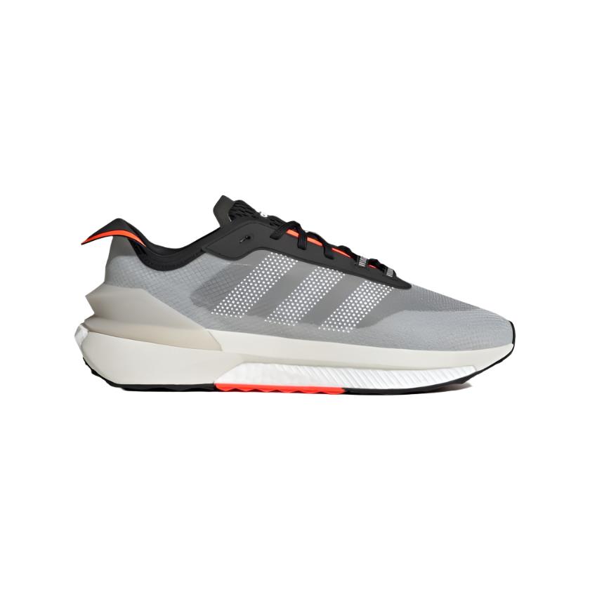 Adidas Mens Sportswear Avryn Running Shoes - Core Black / Core Black / Solar Red