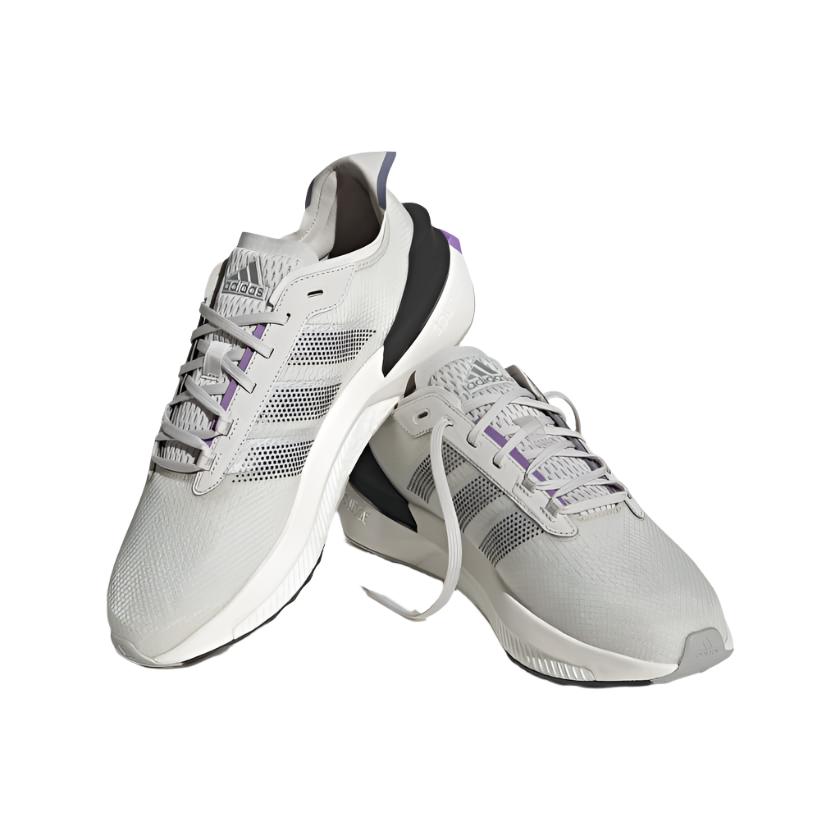 Adidas Mens Sportswear Avryn Running Shoes - Grey / Silver Metallic /White