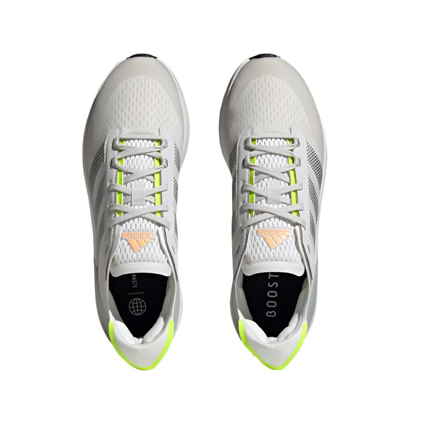 Adidas Mens Sportswear Avryn Running Shoes - Crystal White / Lucid Lemon