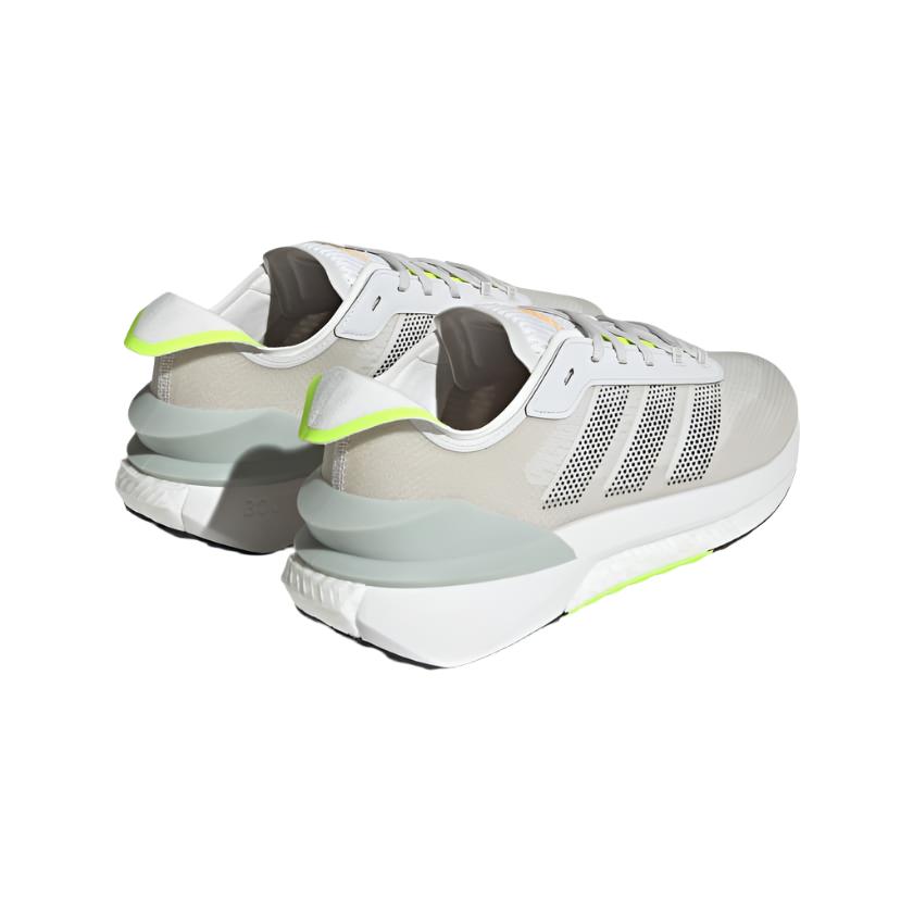 Adidas Mens Sportswear Avryn Running Shoes - Crystal White / Lucid Lemon