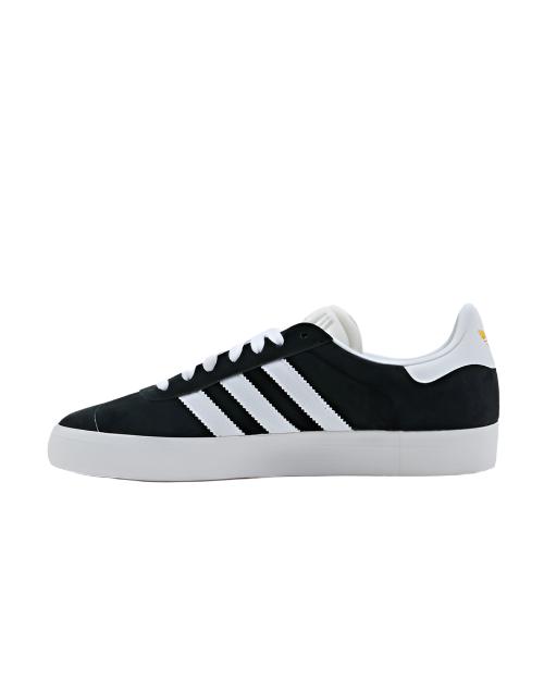 Adidas Men's Gazelle Adv Sneakers Shoe - Core Black / Cloud White / Gold Metallic