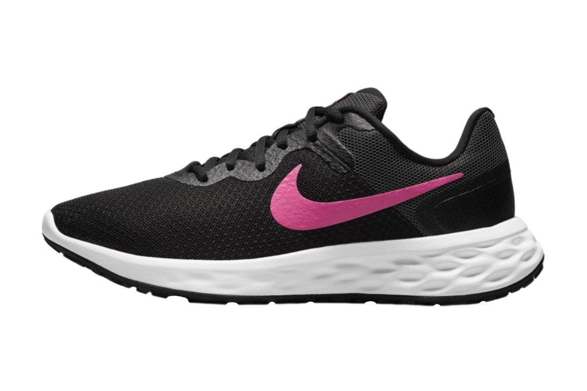 Nike Women's Revolution 6 Running Shoes - Black/Hyper Pink/Iron Grey