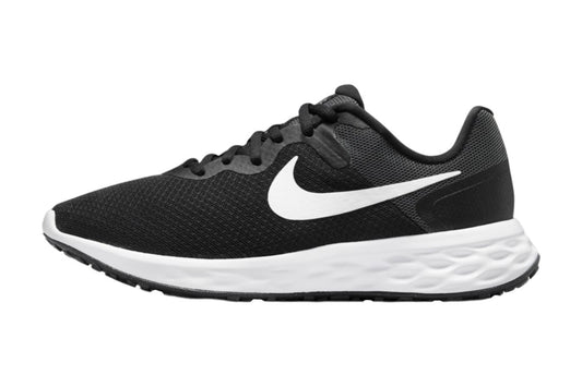 Nike Women's Revolution 6 Running Shoes - Black/White/Dark Smoke Grey/Cool Grey