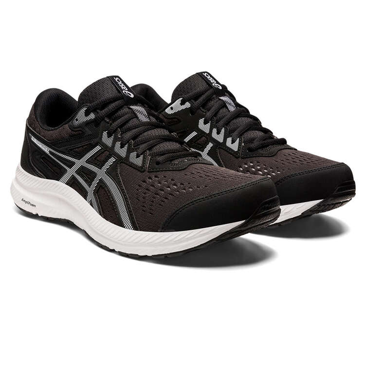 Asics GEL Contend 8 4E Mens Running Shoes - Black/White