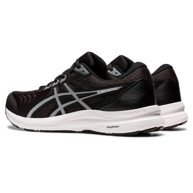 Asics GEL Contend 8 4E Mens Running Shoes - Black/White