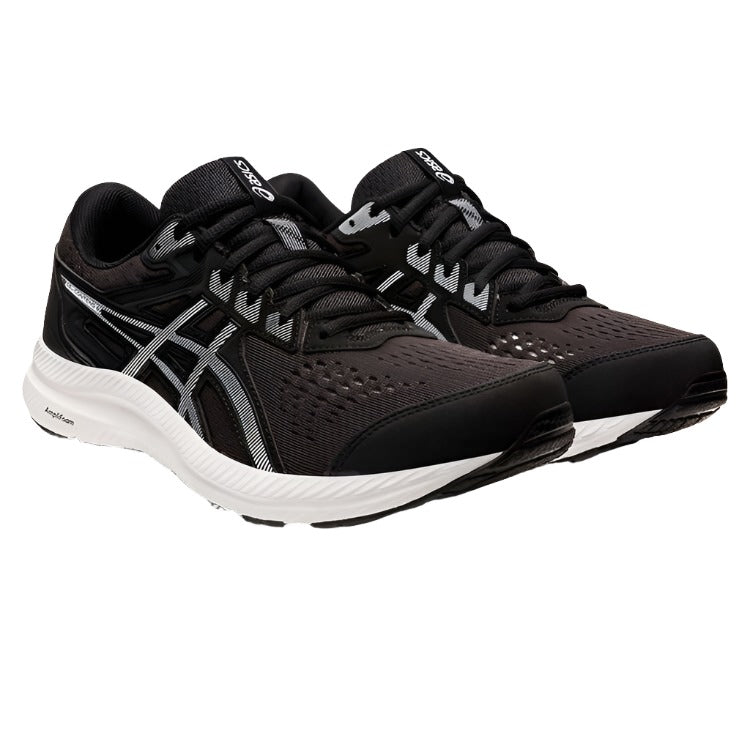 Asics GEL Contend 8 Mens Running Shoes - Black/White