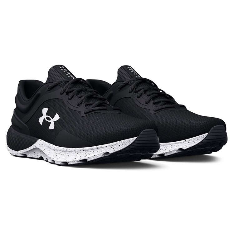 Under Armour Mens Charged Escape 4 Running Shoes - Black/White