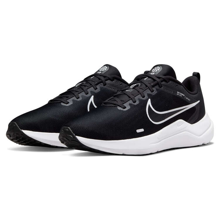 Nike Mens Downshifter 12 Running Shoes - Black/White