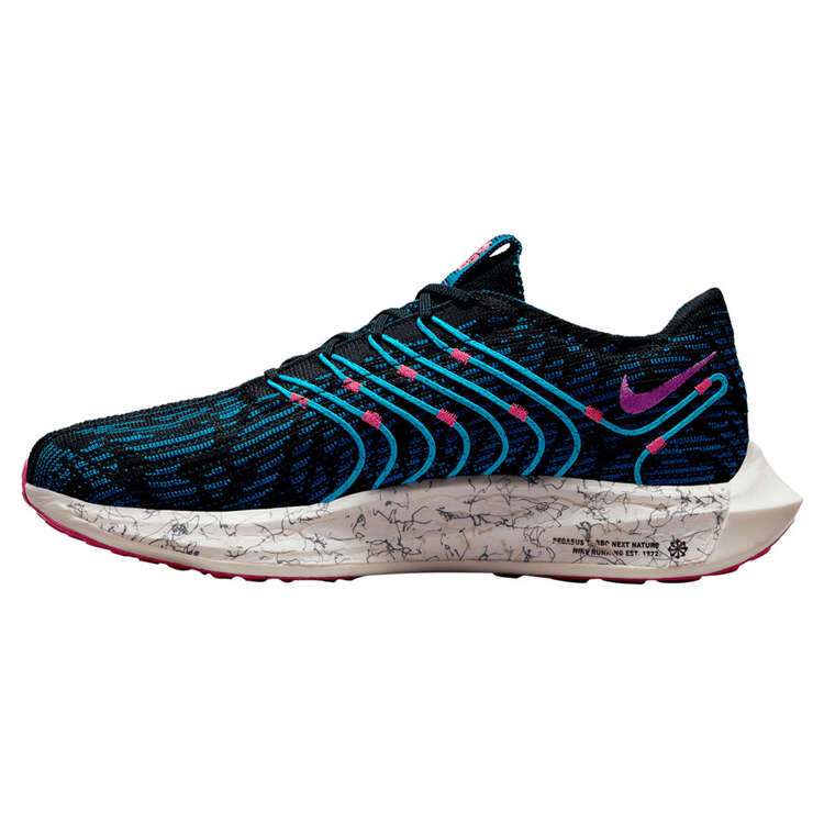 Nike Mens Pegasus Turbo Next Nature Running Shoes - Black/Pink