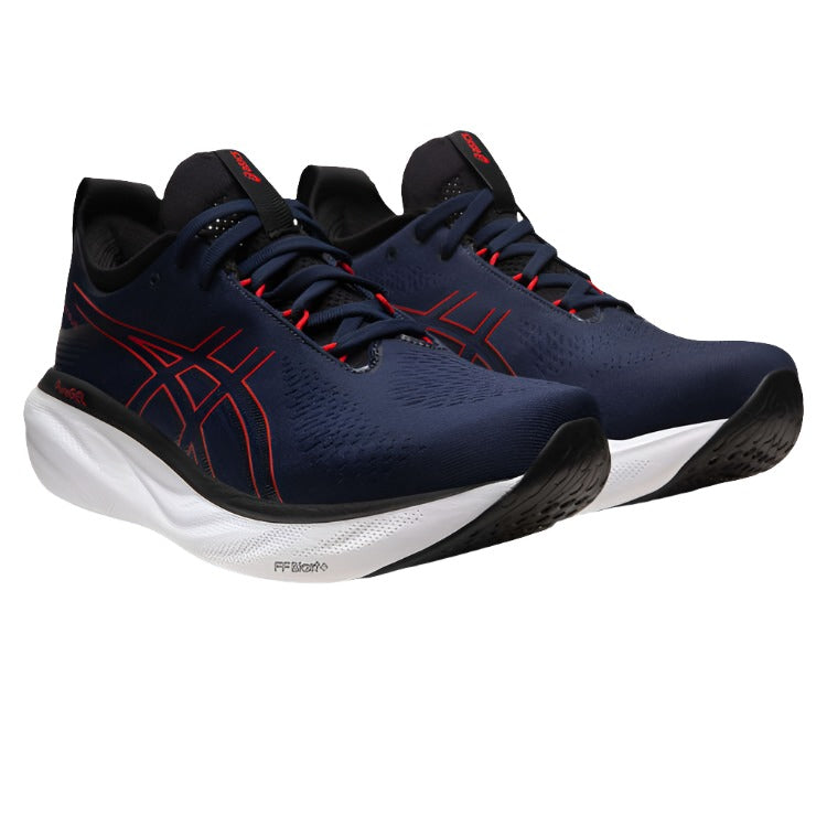 Asics GEL Nimbus 25 Mens Running Shoes - Navy/Yellow