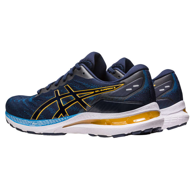 Asics GEL Superion 6 Mens Running Shoes - Navy/Yellow