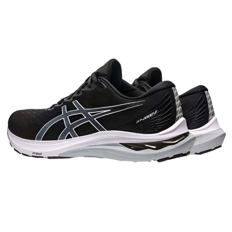 Asics GT 2000 11 2E Mens Running Shoes - Black/White