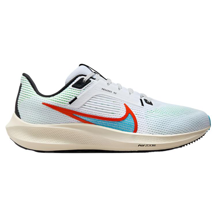 Nike Mens Air Zoom Pegasus 40 SE Running Shoes - White/Multi