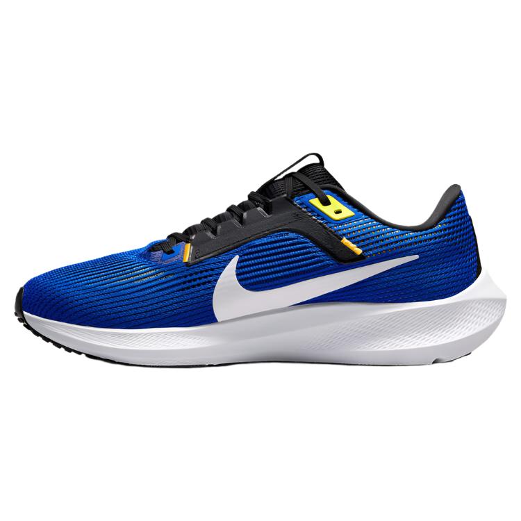 Nike Mens Air Zoom Pegasus 40 Running Shoes - Blue/Yellow