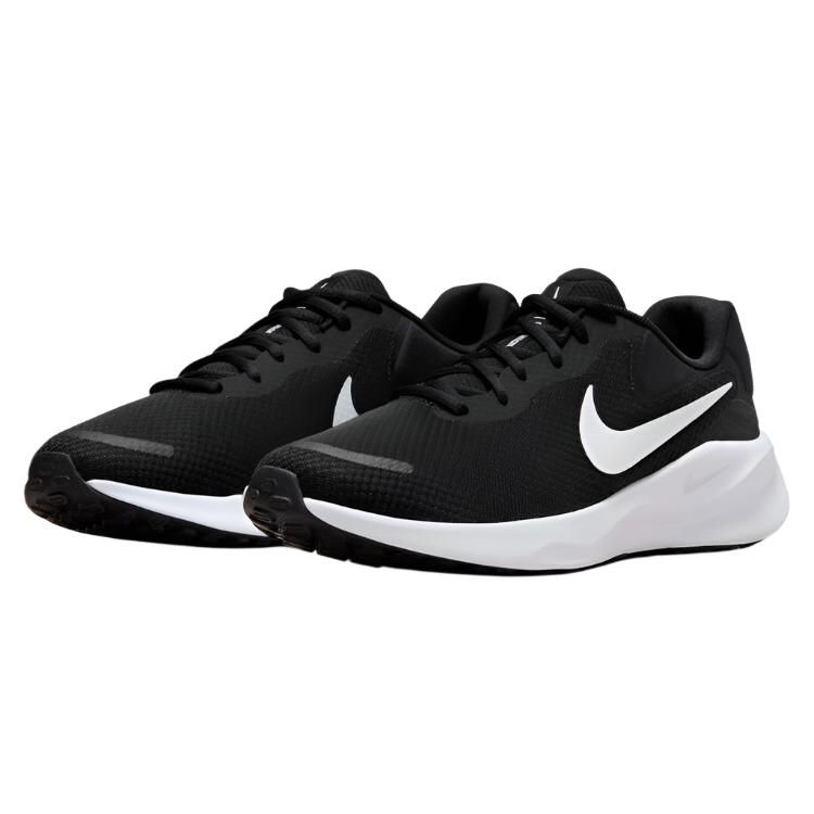 Nike Mens Revolution 7 Running Shoes - Black/White