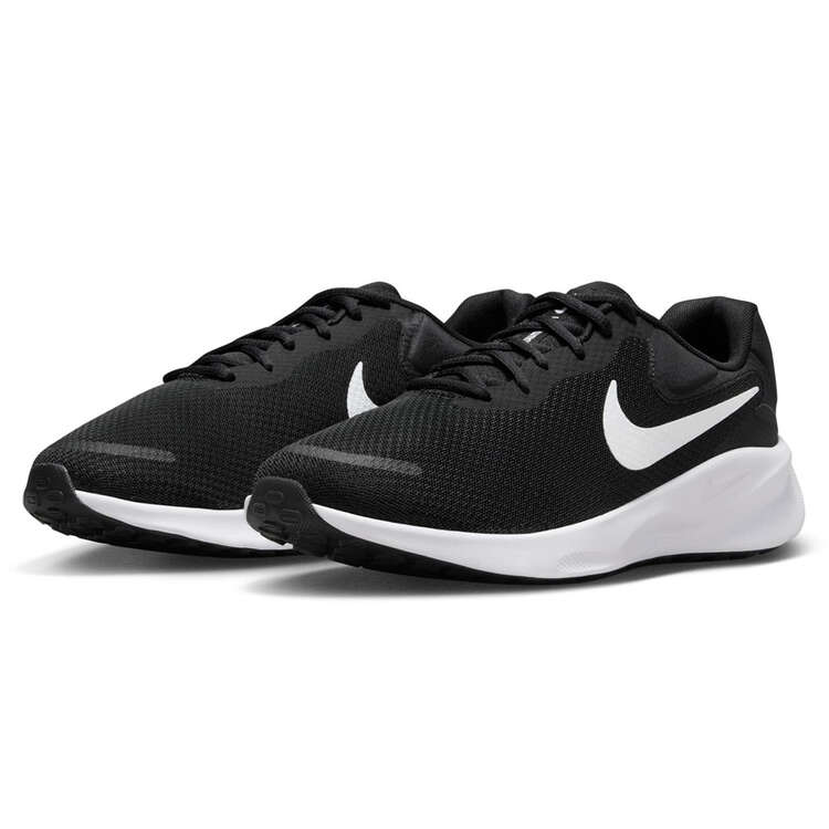 Nike Mens Revolution 7 4E Running Shoes - Black/White