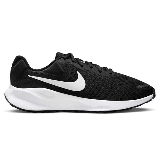 Nike Mens Revolution 7 4E Running Shoes - Black/White