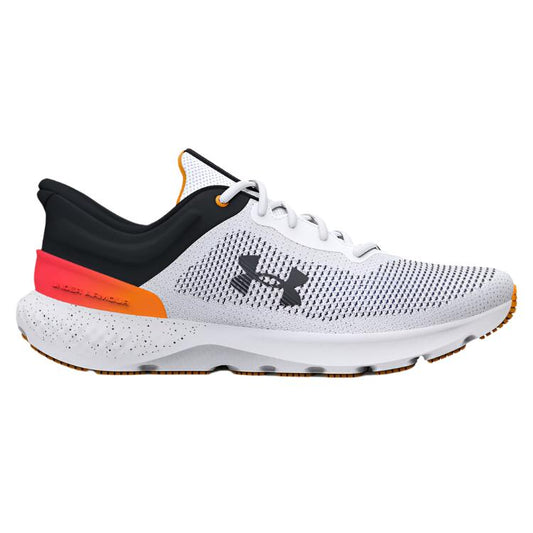 Under Armour Mens Charged Escape 4 Knit Running Shoes - White/Black