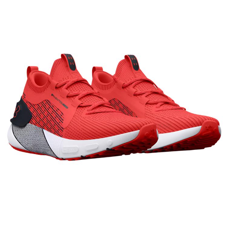 Under Armour Mens HOVR Phantom 3 SE Running Shoes - Red/Black