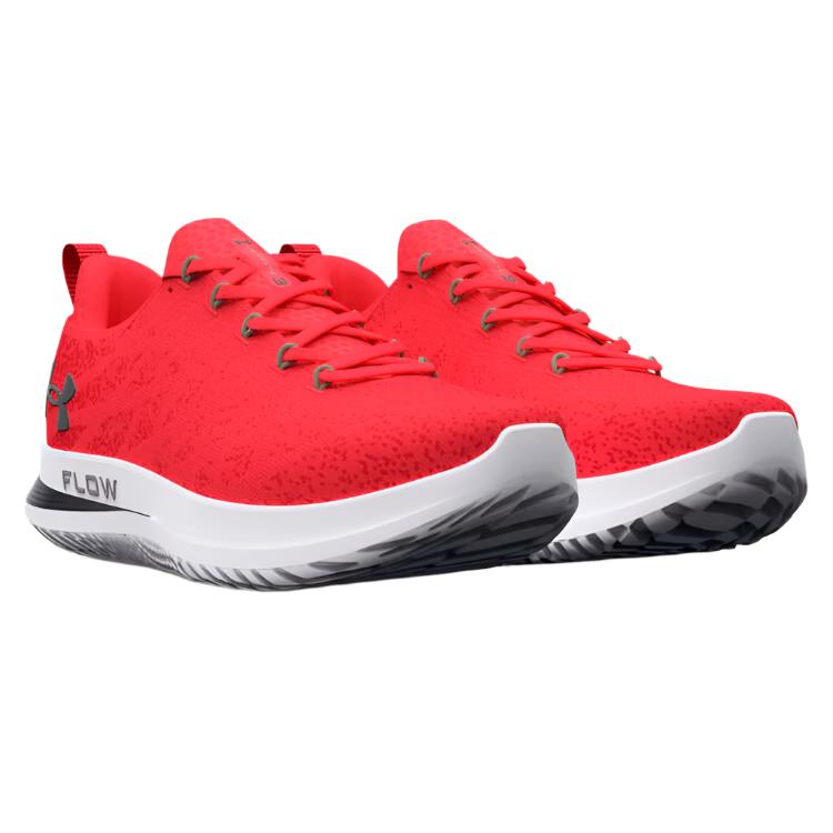 Under Armour Mens Flow Velociti 3 Running Shoes - Pink/Red