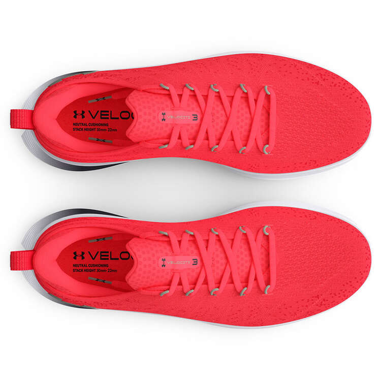 Under Armour Mens Flow Velociti 3 Running Shoes - Pink/Red