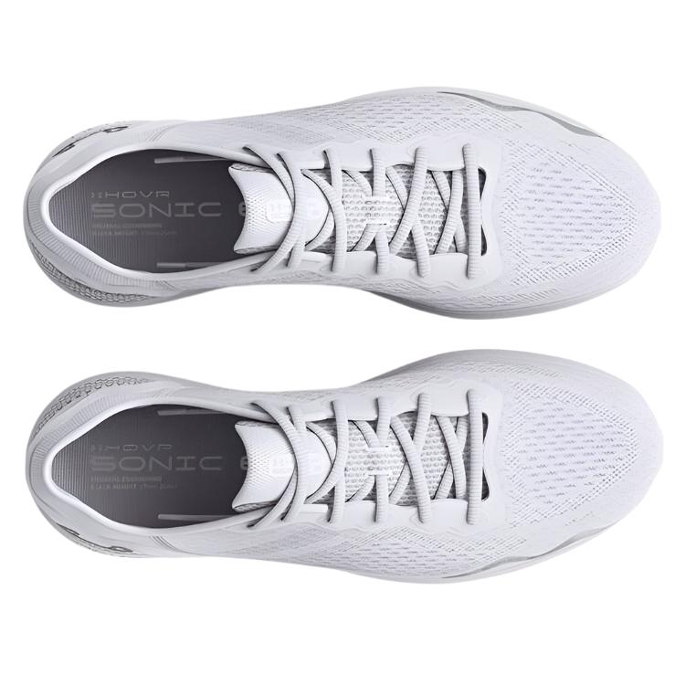 Under Armour Mens HOVR Sonic 6 Running Shoes - White/Metallic