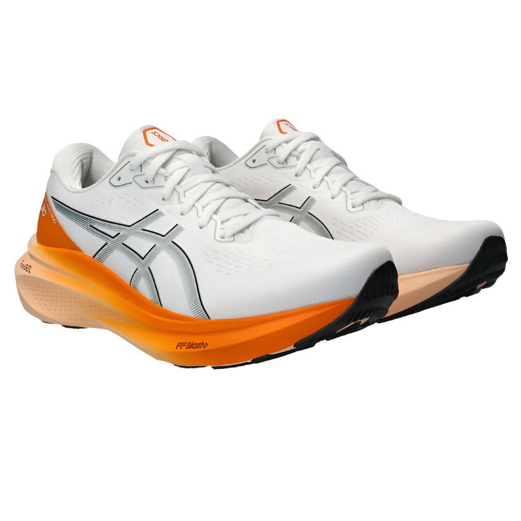 Asics GEL Kayano 30 Mens Running Shoes - White/Orange